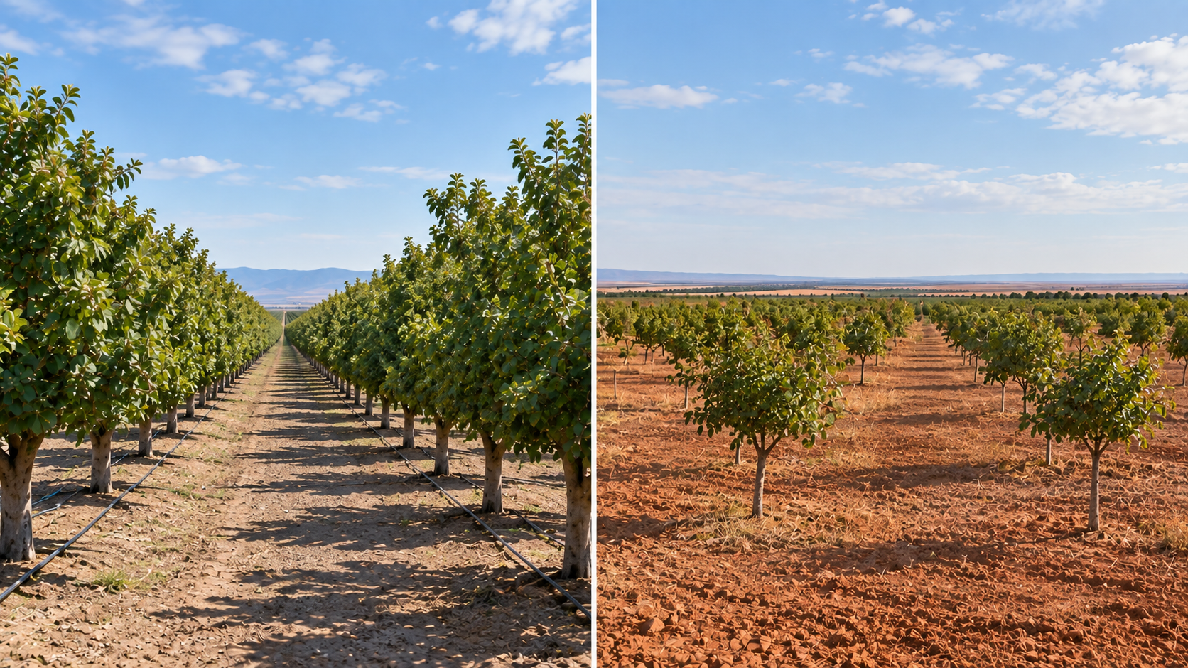California y Castilla-La Mancha, dos modelos de pistacho frente a frente
