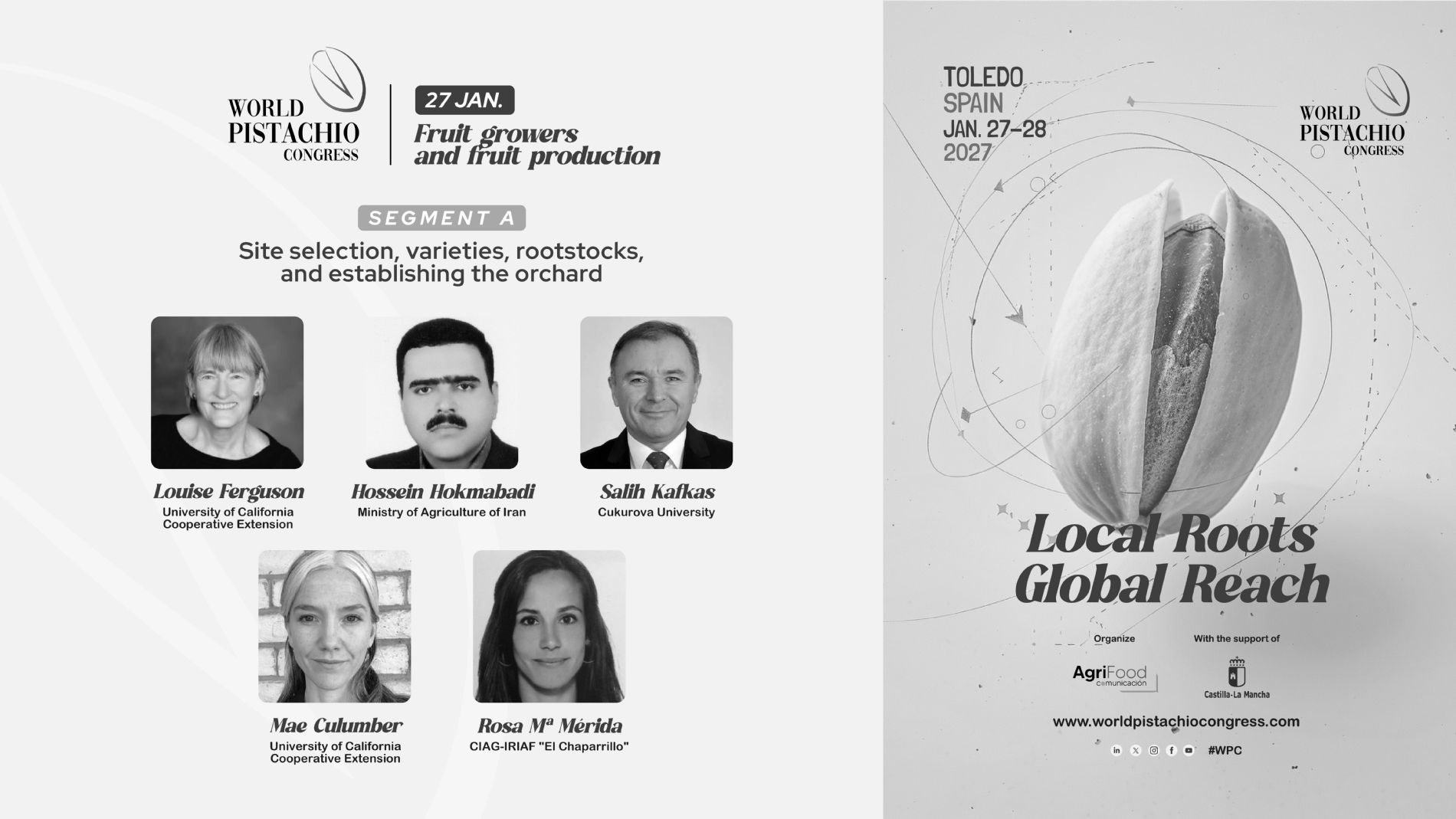 California, Iran and Turkey, the three pistachio giants, to open the World Pistachio Congress in Toledo