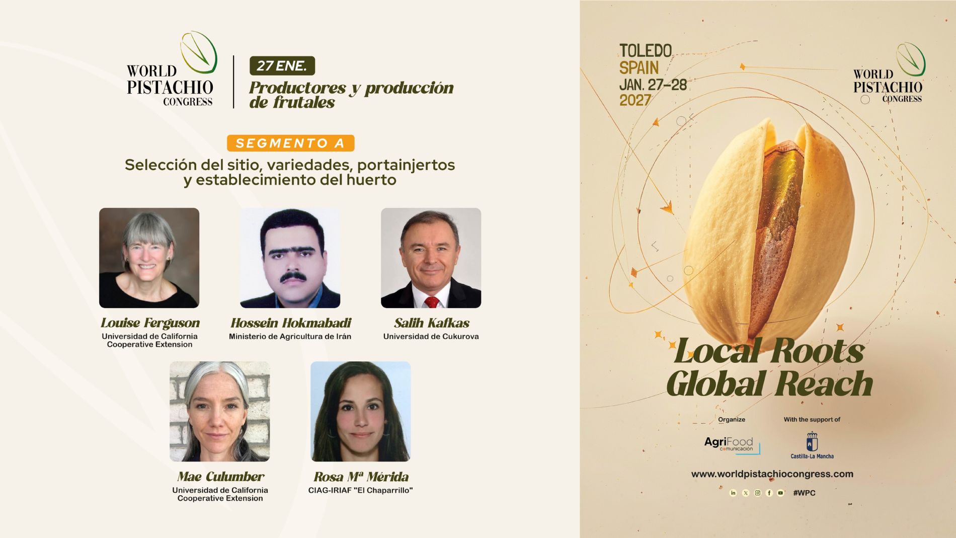 California, Ir�n y Turqu�a, los tres gigantes del pistacho, abrir�n en Toledo el World Pistachio Congress