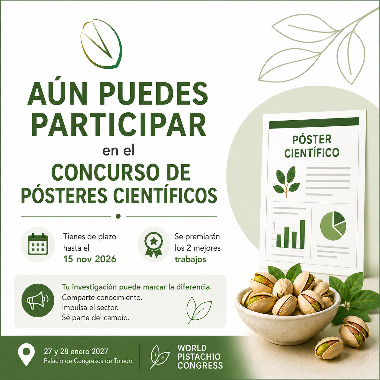 A�n puedes participar en el Concurso de P�steres Cient�ficos del WPC